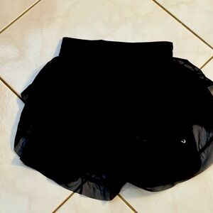 Popflex black pirouette skort.XS